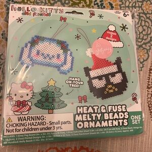 NWT Hello Kitty Heat & Fuse Melty Beads Ornaments Kit